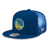 Golden State Warriors Core Logo Meshback 9FIFTY Snapback Hat Royal - NBA