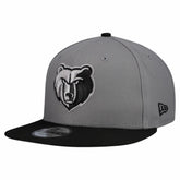 Memphis Grizzlies Core Logo Storm Gray Two-Tone 9FIFTY Snapback Hat Gray - NBA