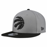 Toronto Raptors Core Logo Storm Gray Two-Tone 9FIFTY Snapback Hat Gray - NBA