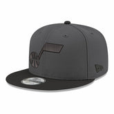 Utah Jazz Logo 2-Tone 9FIFTY Snapback Hat Gray/Black - NBA