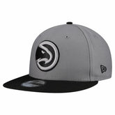 Atlanta Hawks Core Logo Storm Gray Two-Tone 9FIFTY Snapback Hat Gray - NBA