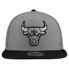Chicago Bulls Core Logo Storm Gray Two-Tone 9FIFTY Snapback Hat Gray - NBA