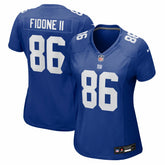 Thomas Fidone II New York Giants Women's Team Game Jersey Royal | Nike for Sale