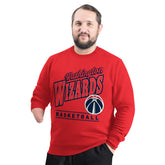 Washington Wizards G-III Sports by Carl Banks Adaptive Headliner Fleece Crewneck Sweatshirt Red - NBA