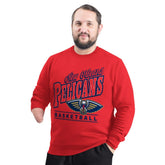 New Orleans Pelicans G-III Sports by Carl Banks Adaptive Headliner Fleece Crewneck Sweatshirt Red - NBA