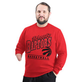 Toronto Raptors G-III Sports by Carl Banks Adaptive Headliner Fleece Crewneck Sweatshirt Red - NBA