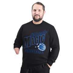 Orlando Magic G-III Sports by Carl Banks Adaptive Headliner Fleece Crewneck Sweatshirt Black - NBA