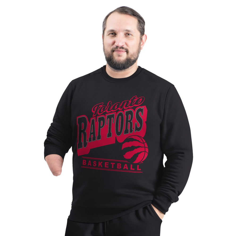 Toronto Raptors G-III Sports by Carl Banks Adaptive Headliner Fleece Crewneck Sweatshirt Black - NBA
