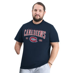 Montreal Canadiens G-III Sports by Carl Banks Adaptive Classic Team Graphic T-Shirt - Navy - NHL