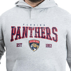 Florida Panthers G-III Sports by Carl Banks Adaptive Classic Team Spirit Fleece Hoodie - Gray - NHL