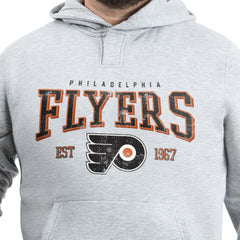 Philadelphia Flyers G-III Sports by Carl Banks Adaptive Classic Team Spirit Fleece Hoodie - Gray - NHL
