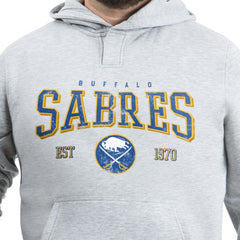 Buffalo Sabres G-III Sports by Carl Banks Adaptive Classic Team Spirit Fleece Hoodie - Gray - NHL