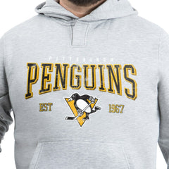 Pittsburgh Penguins G-III Sports by Carl Banks Adaptive Classic Team Spirit Fleece Hoodie - Gray - NHL