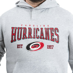 Carolina Hurricanes G-III Sports by Carl Banks Adaptive Classic Team Spirit Fleece Hoodie - Gray - NHL