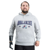Colorado Avalanche G-III Sports by Carl Banks Adaptive Classic Team Spirit Fleece Hoodie - Gray - NHL