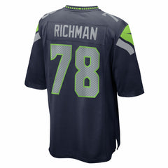 Mason Richman Seattle Seahawks Team Game Jersey College Navy | Nike for Sale