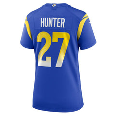Jarquez Hunter Los Angeles Rams Women's Team Game Jersey Royal | Nike for Sale
