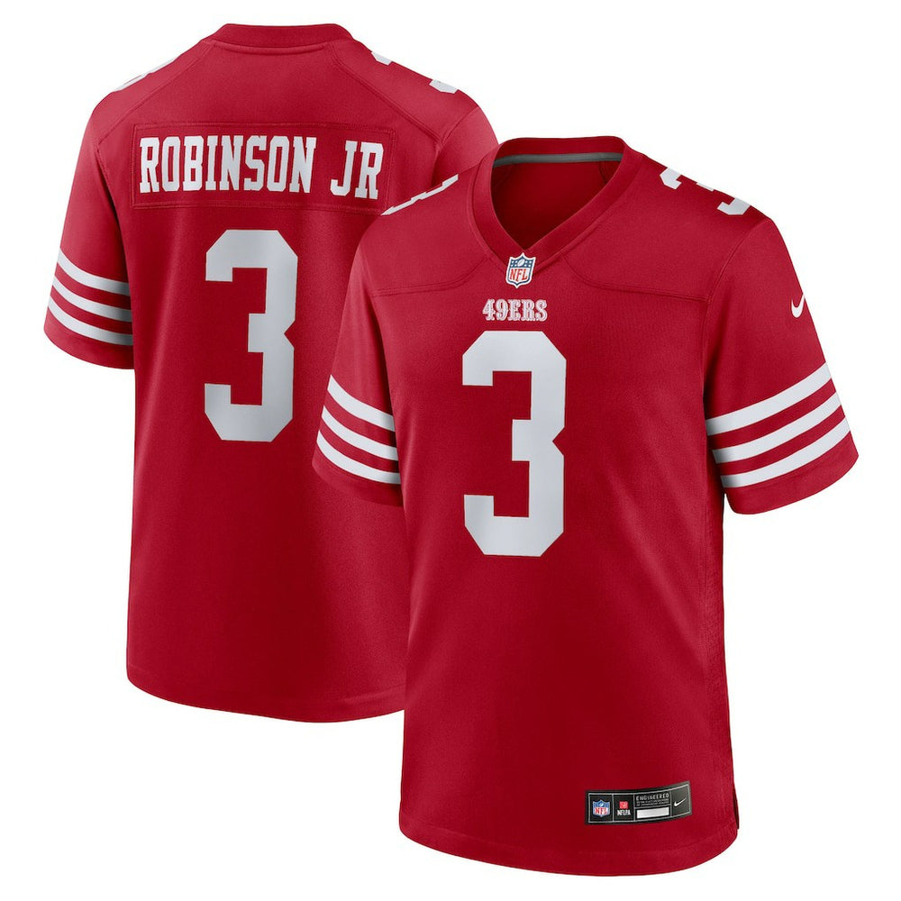 Brian Robinson Jr. San Francisco 49ers Team Game Jersey Scarlet | Nike for Sale