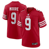 Skyy Moore San Francisco 49ers Team Game Jersey Scarlet | Nike for Sale