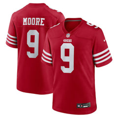 Skyy Moore San Francisco 49ers Team Game Jersey Scarlet | Nike for Sale