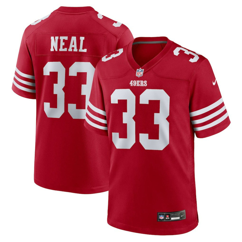 Siran Neal San Francisco 49ers Team Game Jersey Scarlet | Nike for Sale