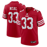Siran Neal San Francisco 49ers Team Game Jersey Scarlet | Nike for Sale