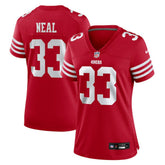 Siran Neal San Francisco 49ers Women's Team Game Jersey Scarlet | Nike for Sale