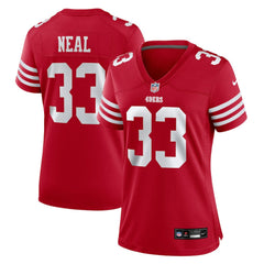 Siran Neal San Francisco 49ers Women's Team Game Jersey Scarlet | Nike for Sale