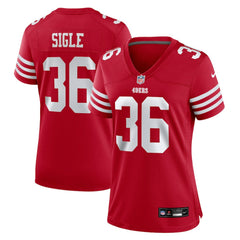 Marques Sigle San Francisco 49ers Women's Team Game Jersey Scarlet | Nike for Sale