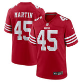 Nick Martin San Francisco 49ers Team Game Jersey Scarlet | Nike for Sale