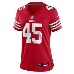 Nick Martin San Francisco 49ers Women's Team Game Jersey Scarlet | Nike for Sale