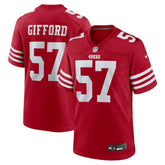 Luke Gifford San Francisco 49ers Team Game Jersey Scarlet | Nike for Sale