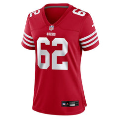 Austen Pleasants San Francisco 49ers Women's Team Game Jersey Scarlet | Nike for Sale