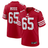 Drew Moss San Francisco 49ers Team Game Jersey Scarlet | Nike for Sale