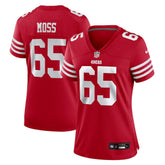 Drew Moss San Francisco 49ers Women's Team Game Jersey Scarlet | Nike for Sale