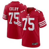 Connor Colby San Francisco 49ers Team Game Jersey Scarlet | Nike for Sale