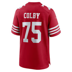 Connor Colby San Francisco 49ers Team Game Jersey Scarlet | Nike for Sale