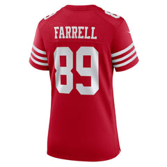 Luke Farrell San Francisco 49ers Women's Team Game Jersey Scarlet | Nike for Sale