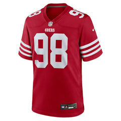 Mykel Williams San Francisco 49ers Team Game Jersey Scarlet | Nike for Sale