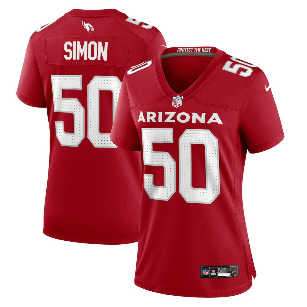 Cody Simon Arizona Cardinals Women's Team Game Jersey Cardinal | Nike for Sale