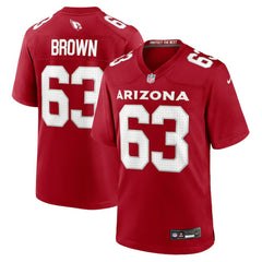 Evan Brown Arizona Cardinals Team Game Jersey Cardinal | Nike for Sale
