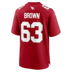 Evan Brown Arizona Cardinals Team Game Jersey Cardinal | Nike for Sale