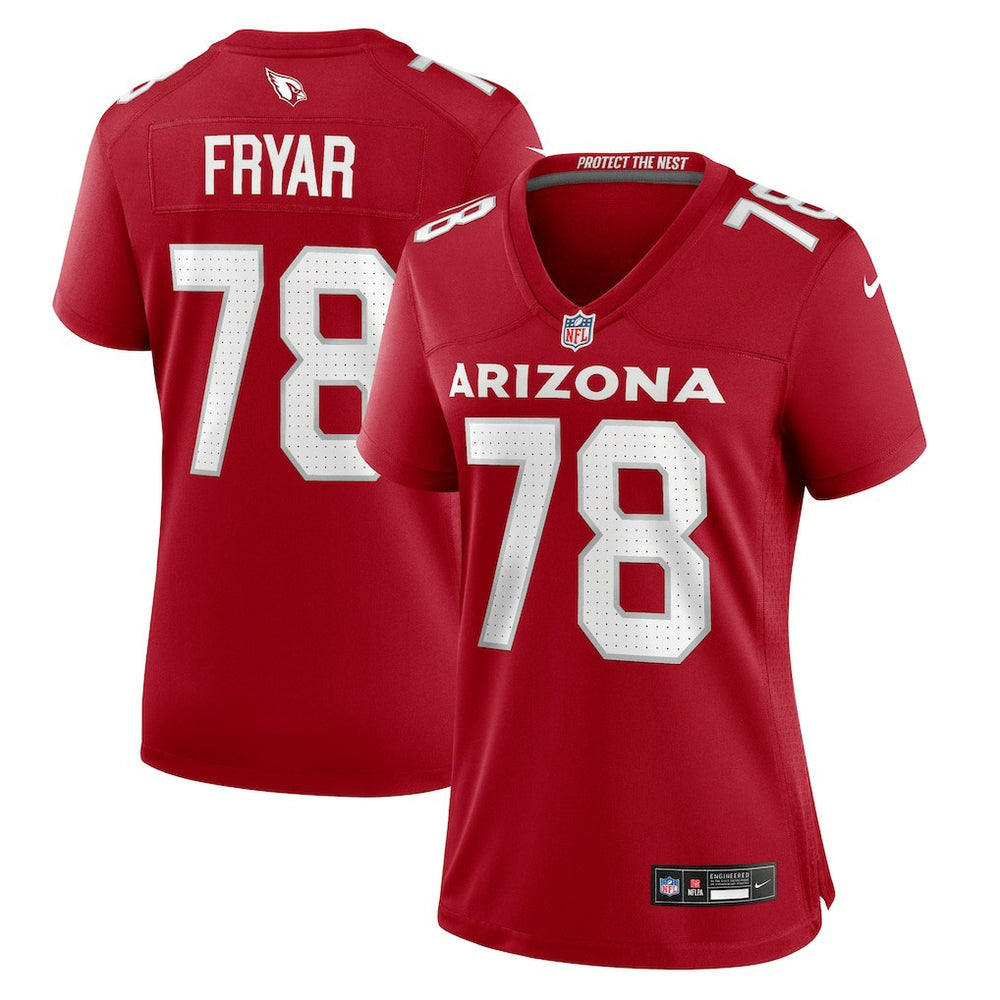 Josh Fryar Arizona Cardinals Women's Team Game Jersey Cardinal | Nike for Sale