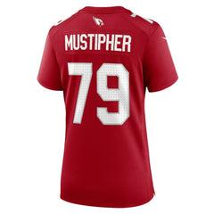 PJ Mustipher Arizona Cardinals Women's Team Game Jersey Cardinal | Nike for Sale
