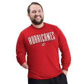 Carolina Hurricanes G-III Sports by Carl Banks Adaptive Mesh Effect Long Sleeve T-Shirt - Red - NHL