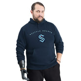 Seattle Kraken G-III Sports by Carl Banks Adaptive Classic Team Arc Fleece Hoodie - Deep Sea Blue - NHL