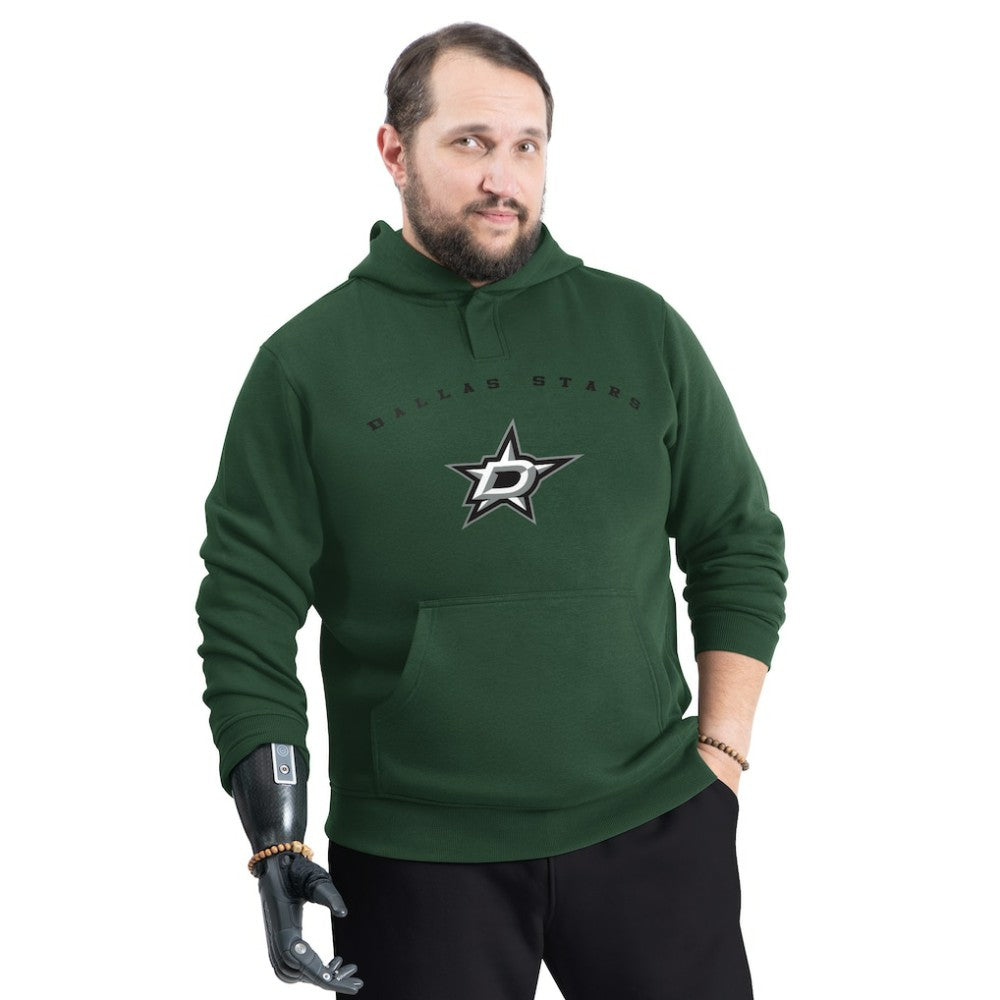 Dallas Stars G-III Sports by Carl Banks Adaptive Classic Team Arc Fleece Hoodie - Kelly Green - NHL