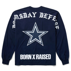 Dallas Cowboys Born x Raised Unisex Long Sleeve Local T-Shirt Navy | NFL