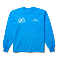 Los Angeles Chargers Born x Raised Unisex Long Sleeve Local T-Shirt Powder Blue | NFL
