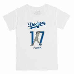 Shohei Ohtani Los Angeles Dodgers Tiny Turnip Youth Kanji Batting Graphic T-Shirt - MLB